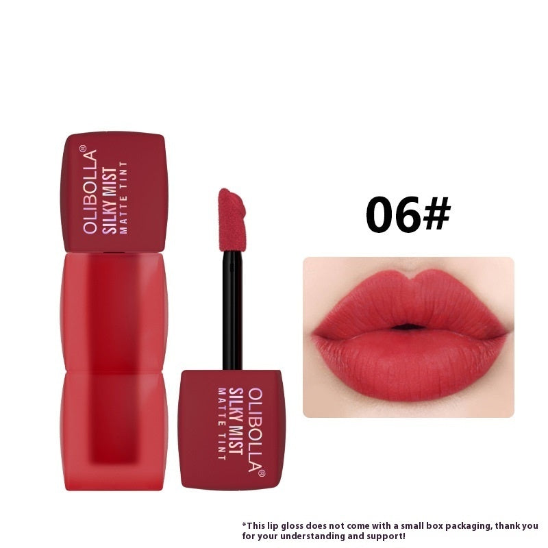 Matte Velvet Lip Lacquer Long-lasting Moisturizing Fade Lip Lines Lipstick