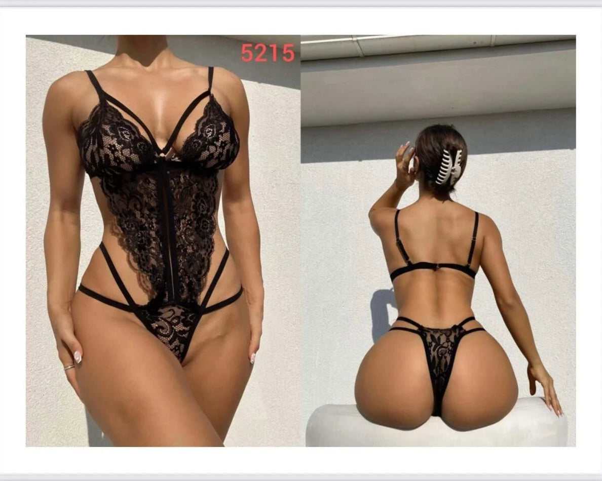 🖤 Verführerischer Spitzen-Bodysuit - MADAME GONGO
